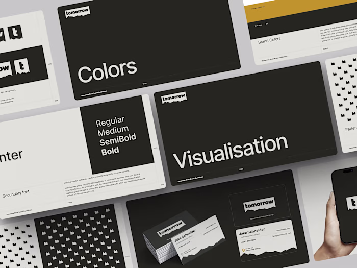 Tomorrow River Brand Identity Design