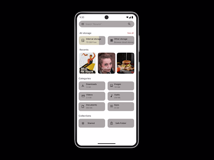 File Explorer Android Using Figma