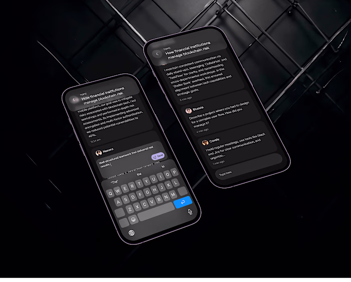 Anonymous Business Conversation App