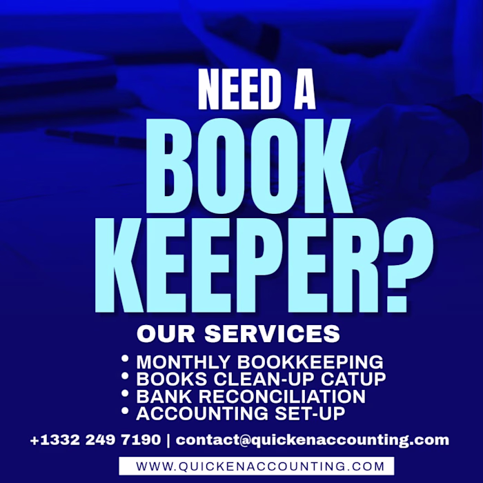 Monthly Accounting and Bookkeeping with QuickBooks