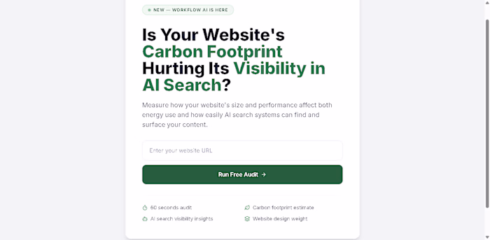 created a webapp - website