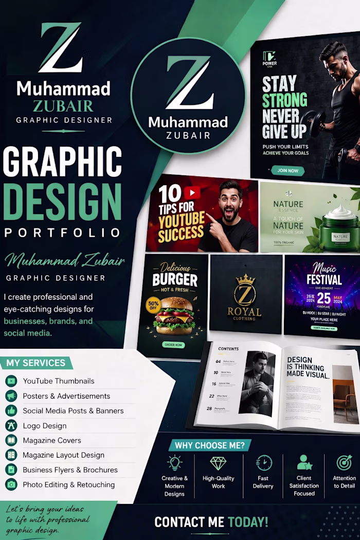 Creative Graphic Design Portfolio –