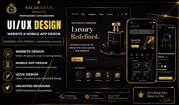 (Salar UI/UX Fragrance - Website