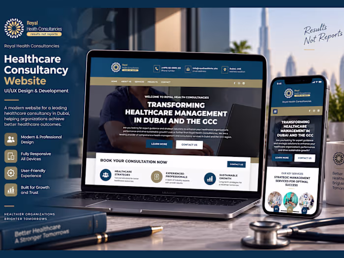 Royal Health Consultancies — Healthcare Web Design & Development