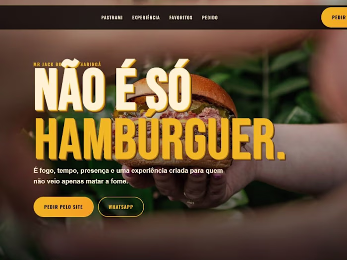 Mr Jack Burger — Restaurant Website & Conversion Experience