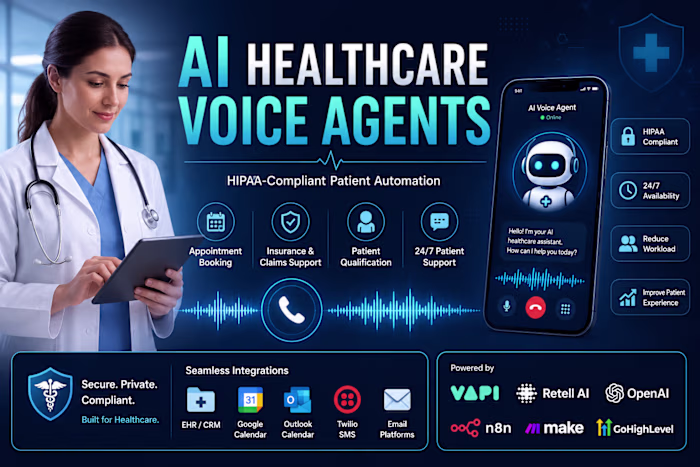 AI Voice Agents for Healthcare
HIPAA-Compliant
