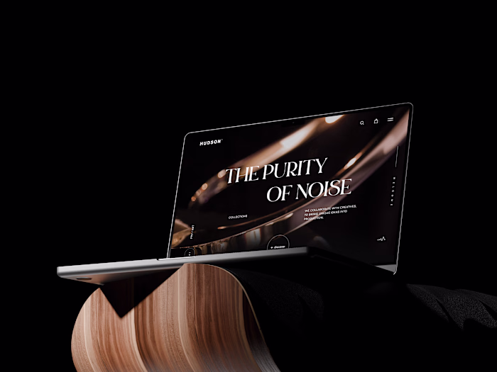 Hudson — Luxury Furniture E-commerce Website Concept