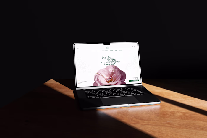 A refined website design concept