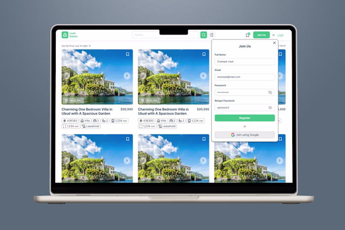 Real Estate Listings Aggregator Development