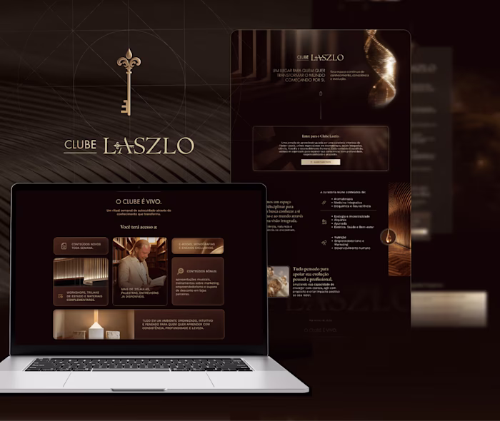 Landing Page — Laszlo Clube