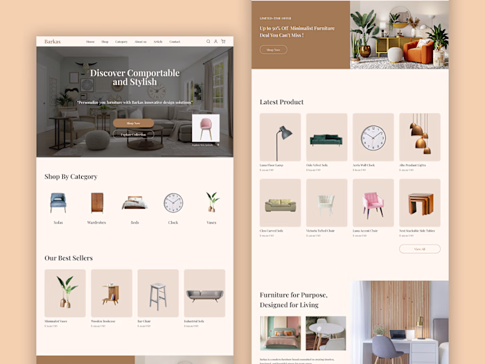 A Modern Minimalist Shopping Experience for Every Home