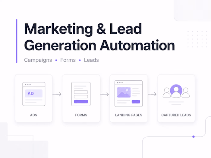 Connected marketing activity with lead