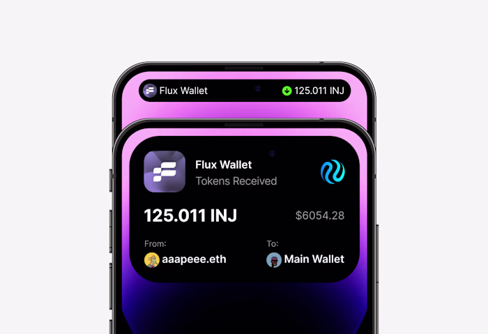Crypto Wallet Dynamic Island