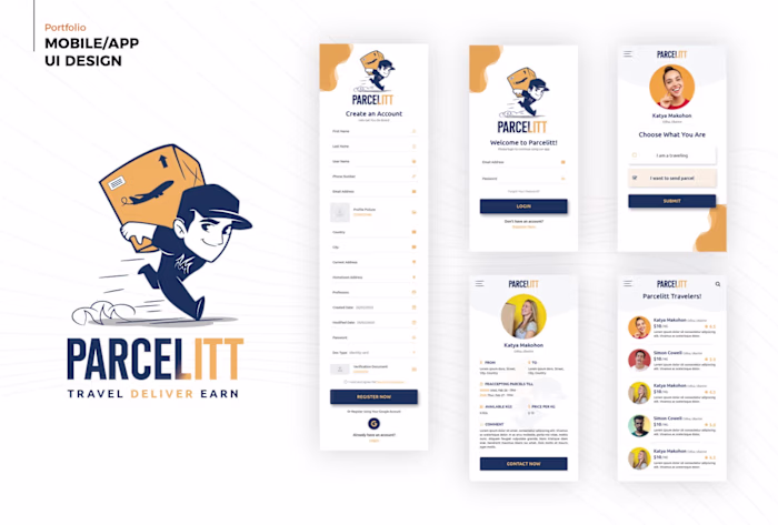 UI App/Mobile Design Portfolio