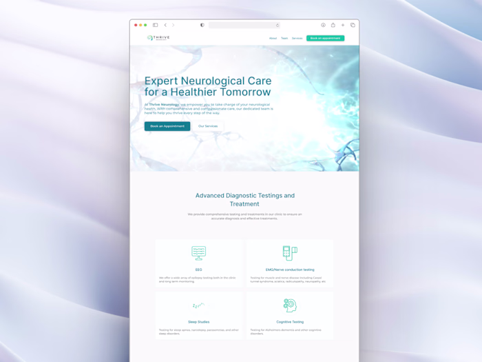 Creating a Digital Presence for a Modern Neurology Practice