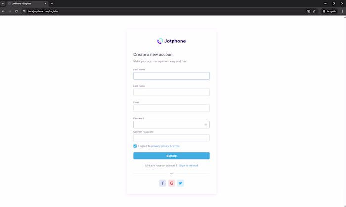 JotPhone — SaaS Communication Platform