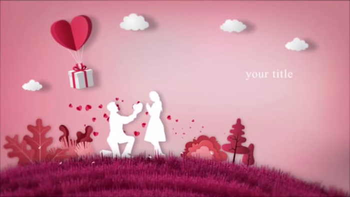 I will craft a heartfelt valentines day video present