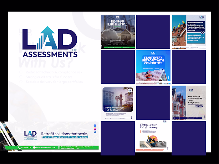 Visual Identity Design - Lad assessments ltd