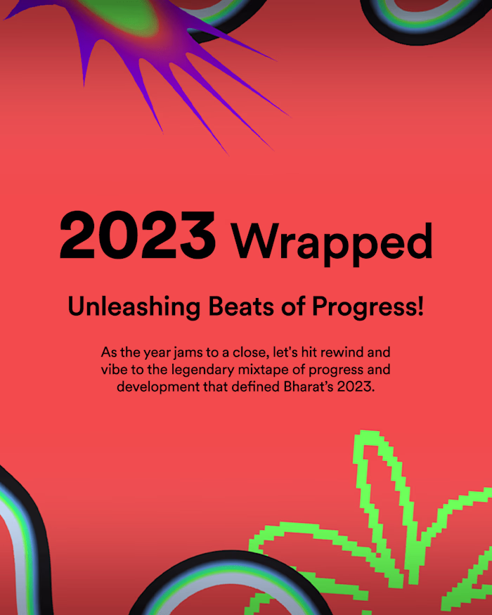 Spotify Wrap for an Ad Campaign
