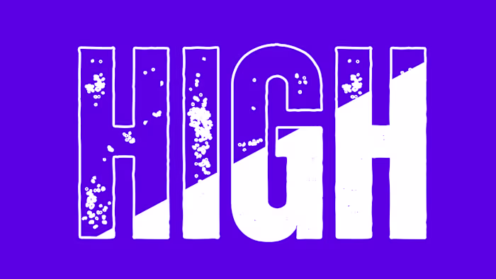 This bold typography artwork was