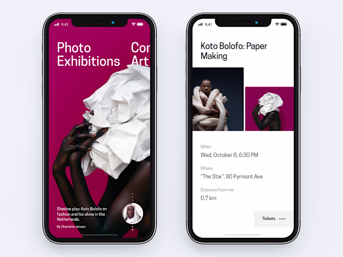 Series of mobile UI 