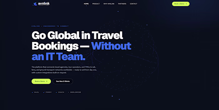 Avnlink Webflow Website Development