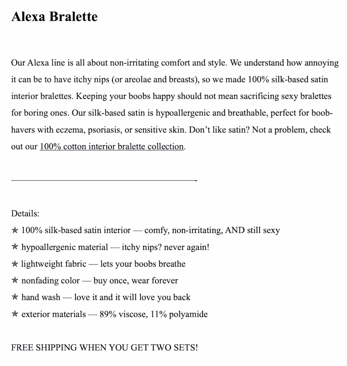 Alexa Bralette