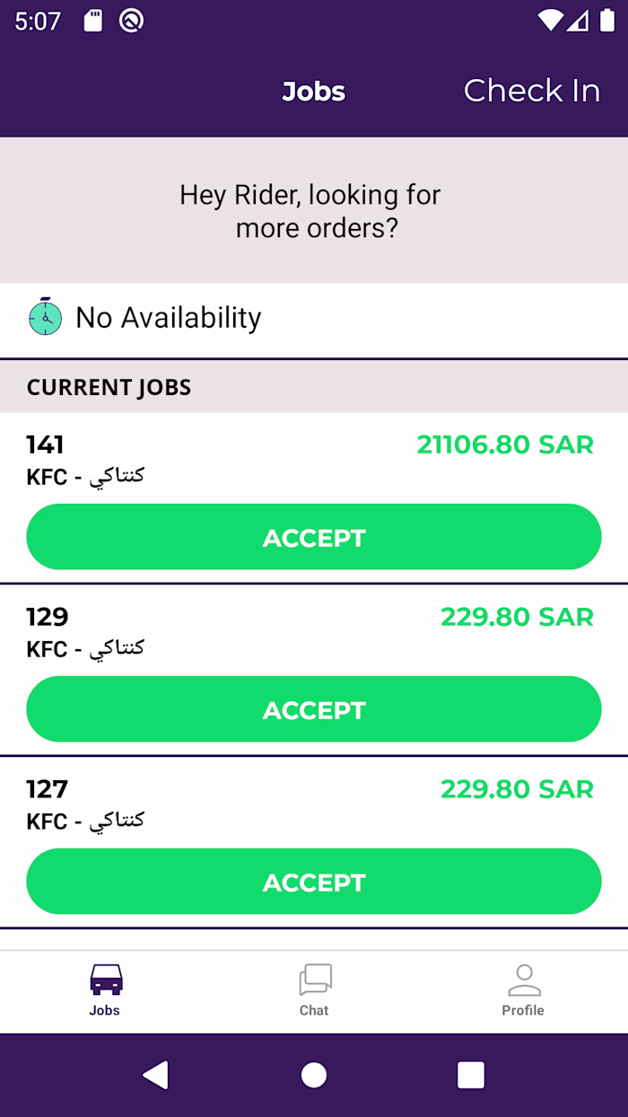 App for Delivery Drivers