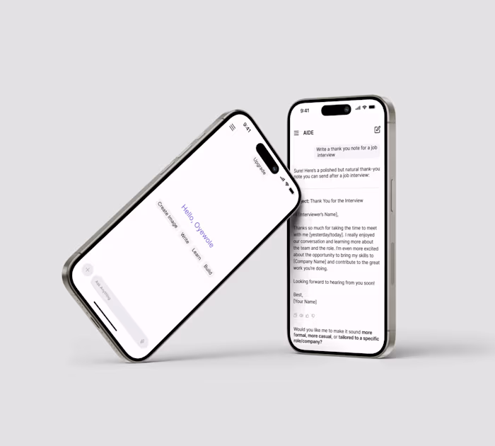 AIDE MOBILE APP