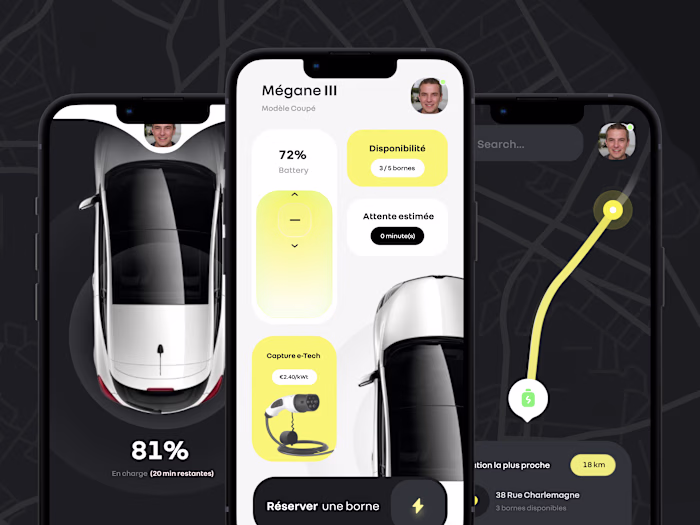 Renault · Mobile Application Proof of Concept · Electric Vehicle