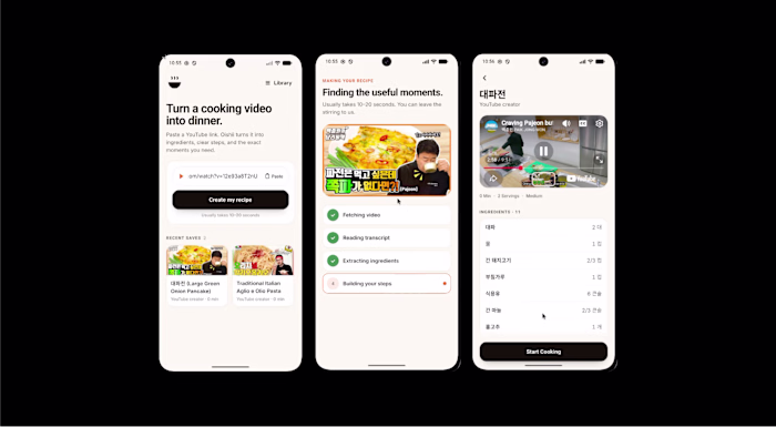 AI-Powered Video-to-Recipe Backend Development