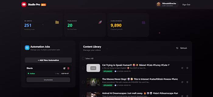 Youtube Automation