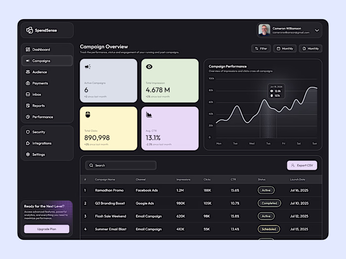 Campaign Performance Dashboard