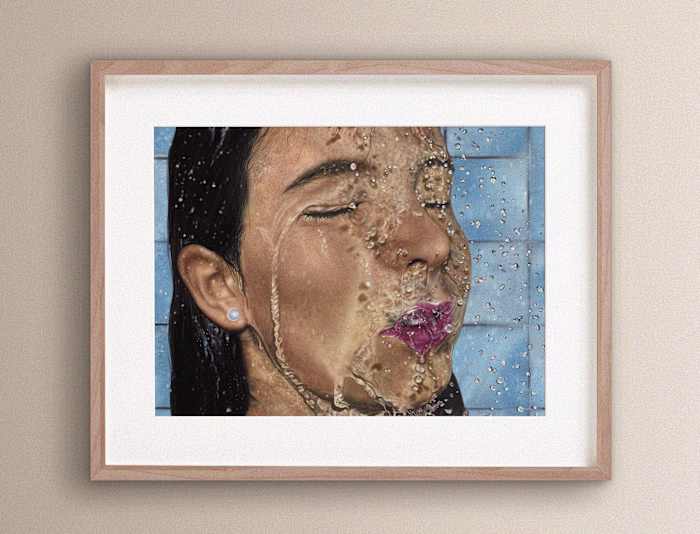 Exploring Water in Portraiture • A1 Acrylic Painting