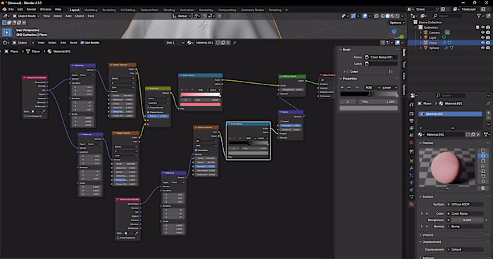 Material Node networking in Blender functions similarly to a...