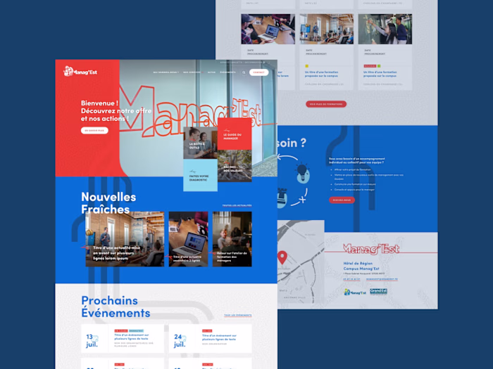 Manag'Est - Professional Training Platform