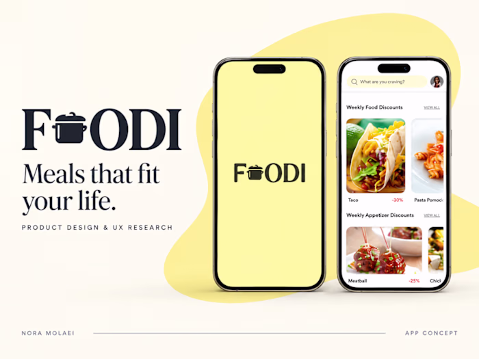 FOODI — Meal Planning App | Product & UX/UI Design