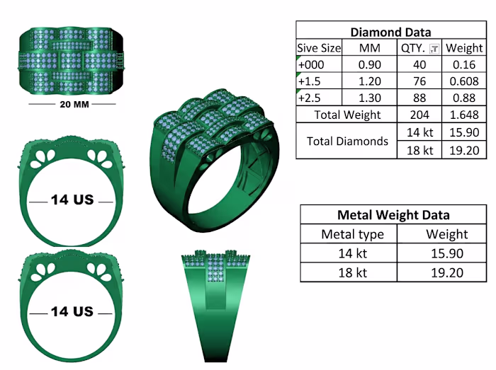 Custom 3D Jewelry Design: