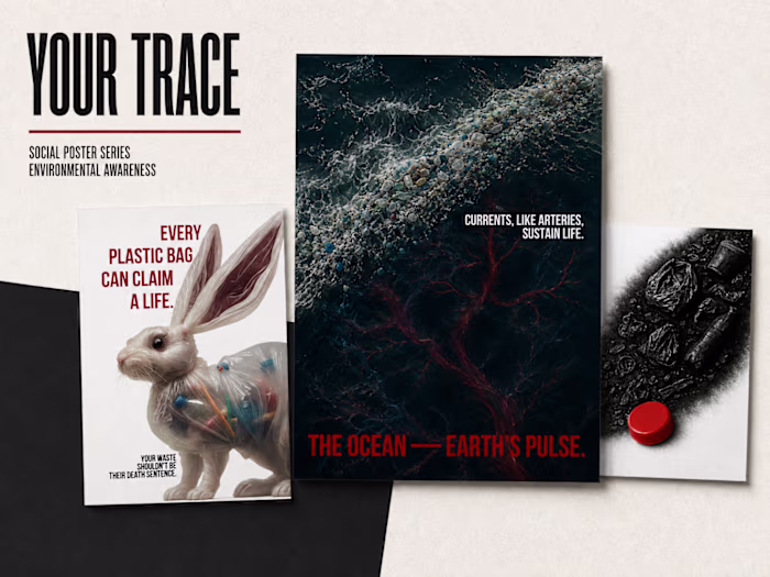 Your Trace — Environmental Social Poster Series