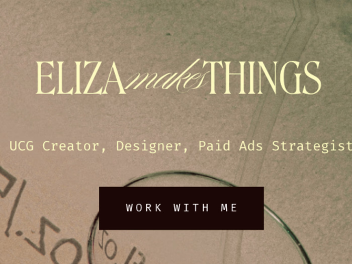 Eliza Makes Things Portfolio