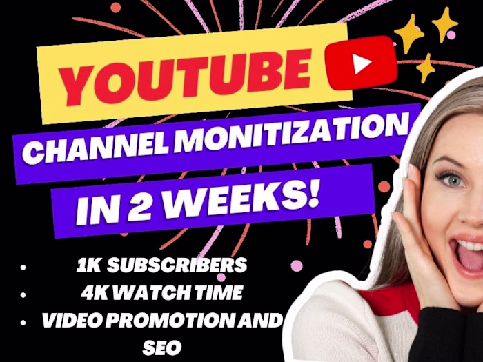 I'll do Complete YouTube Monetization