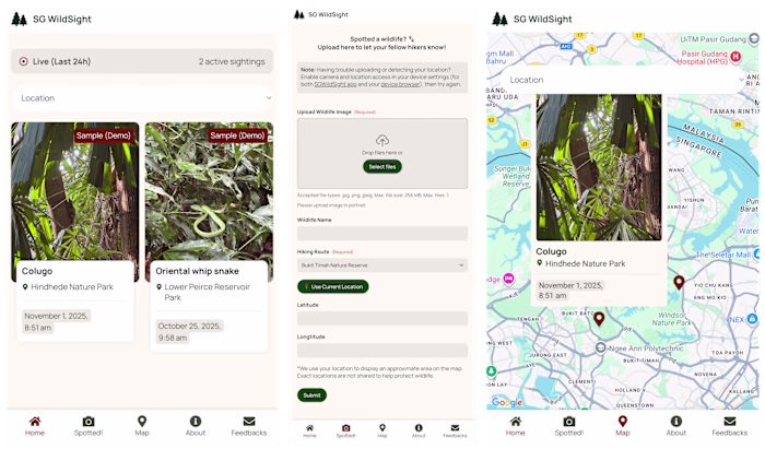 SG WildSight Android App