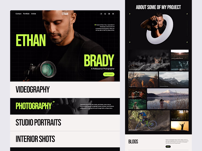 Personal Portfolio Website Design