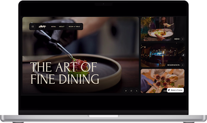 More designs from my Vanta web design project