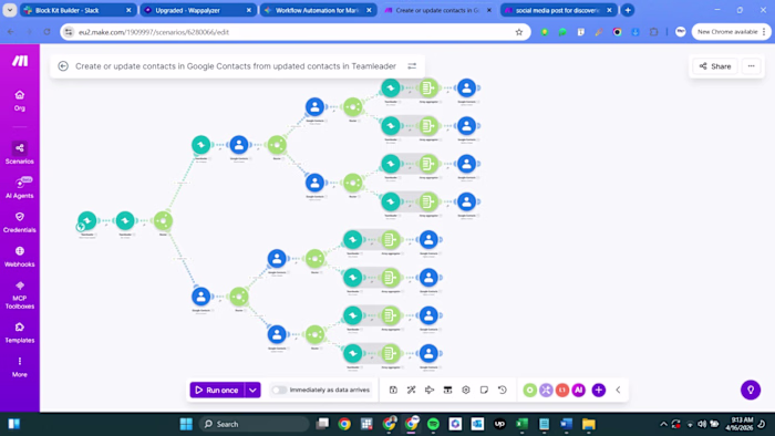Teamleader → Google Contacts Two-Way