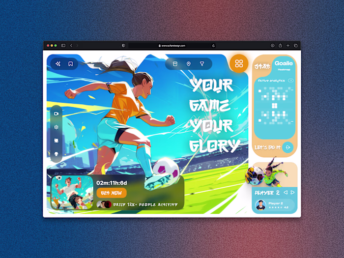 Anime Style Football Web App