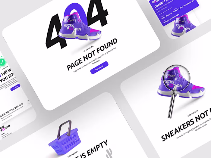 Kicks Potion | e-Commerce Project 🌀