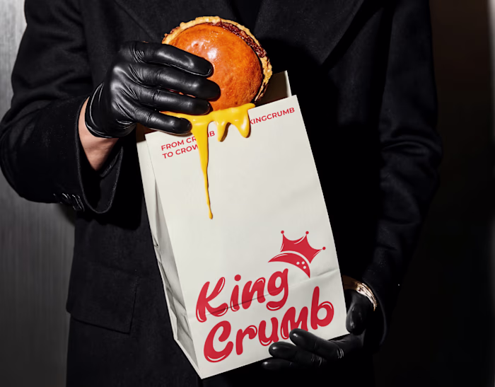 King Crumb — Logo & Brand Identity (Concept)