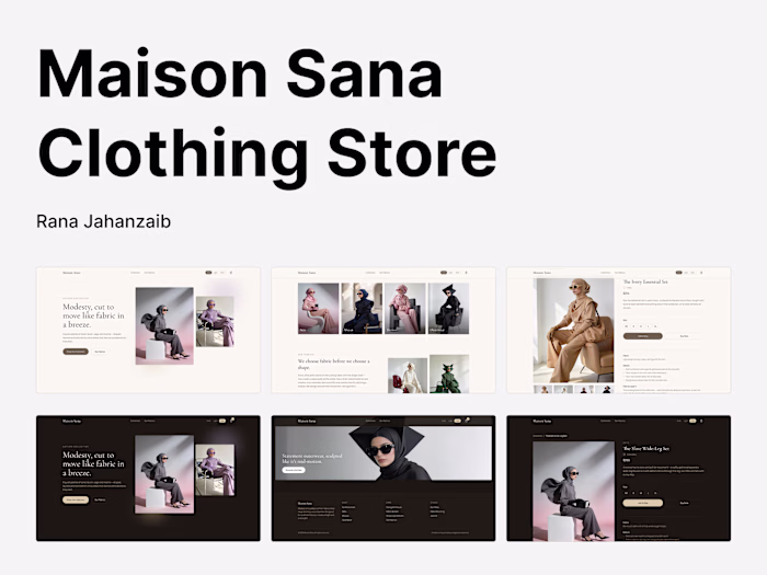 Maison Sana: Clothing Store

Storefront for