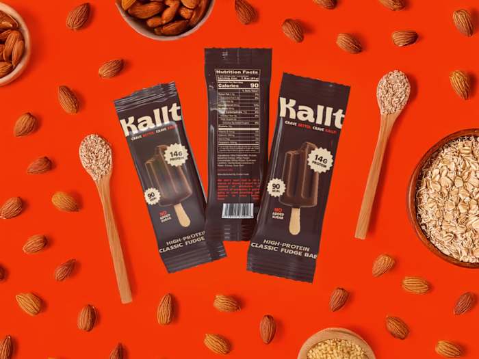 Kallt High Protein Bar Package Redesign